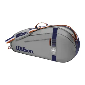 Wilson  Roland Garros Team 3 Racket Bag - Grey