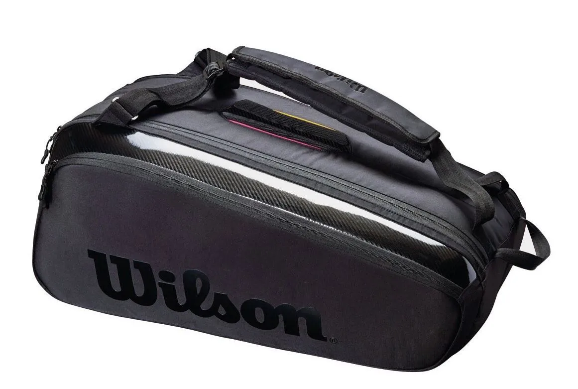 Wilson Super Tour 9 PK Pro Staff Black Sport Bag