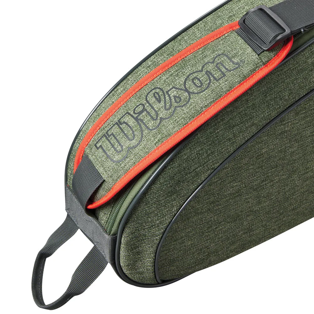 Wilson Team 3 Pack Racket Bag (Heather Green)