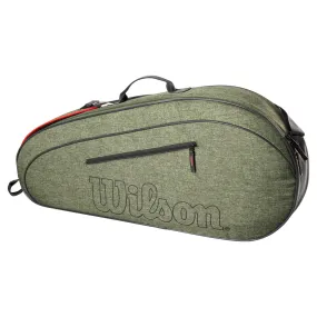 Wilson Team 3 Pack Racket Bag (Heather Green)