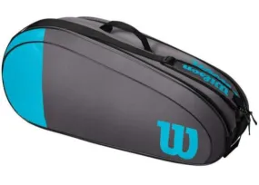 WILSON TEAM 6 RKT BAG BLUE/GREY