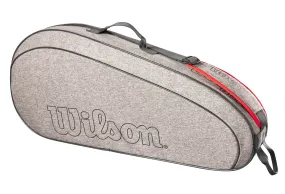 Wilson Team Pack 3-Racquet Bag Heather Grey