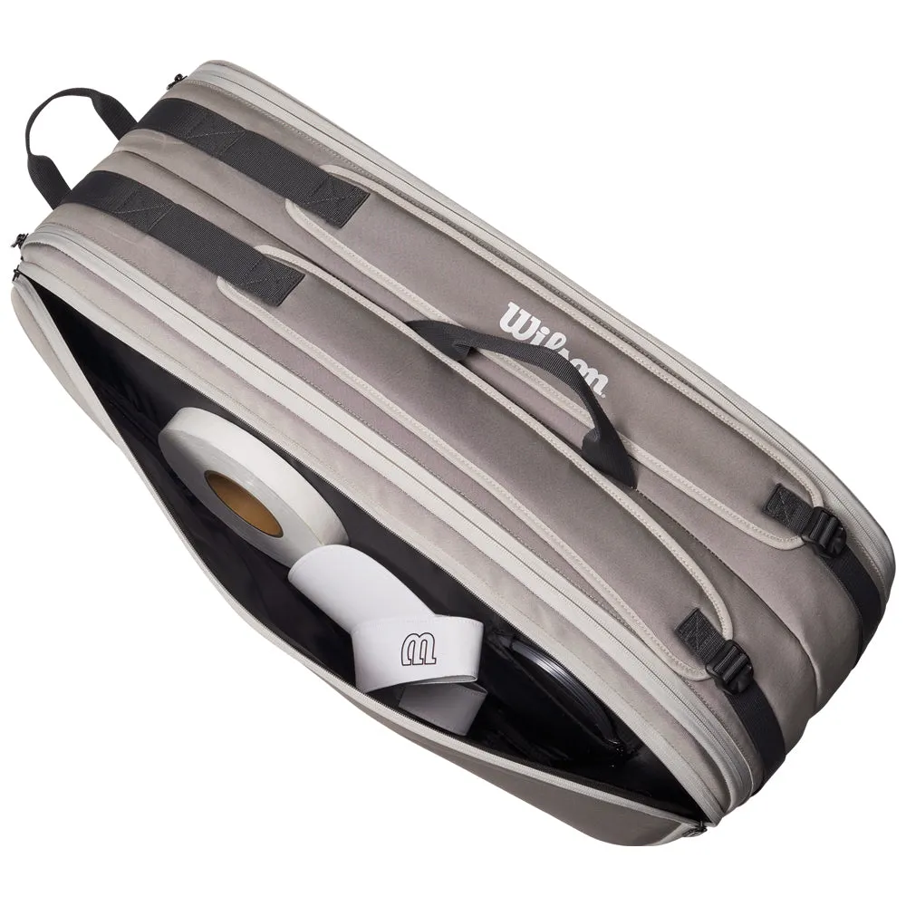 Wilson Tour 6 Pack Racket Bag - Stone