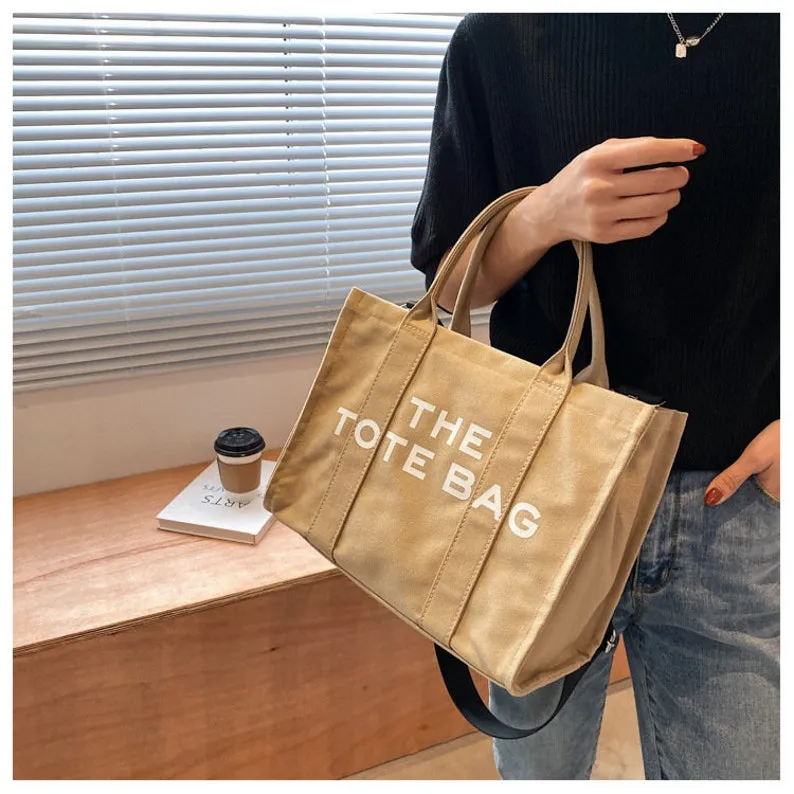 Women Fashion Canvas Tote Bag Canvas Shoulder Bag