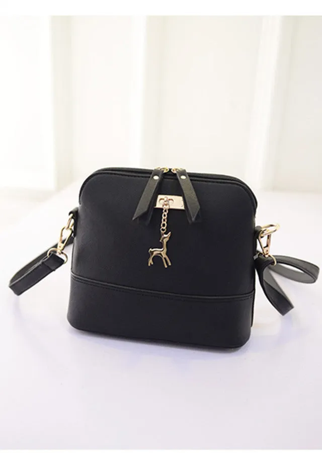 Women's messenger bags fashion vintage small Shell Pu Leather handbag new summer casual bag