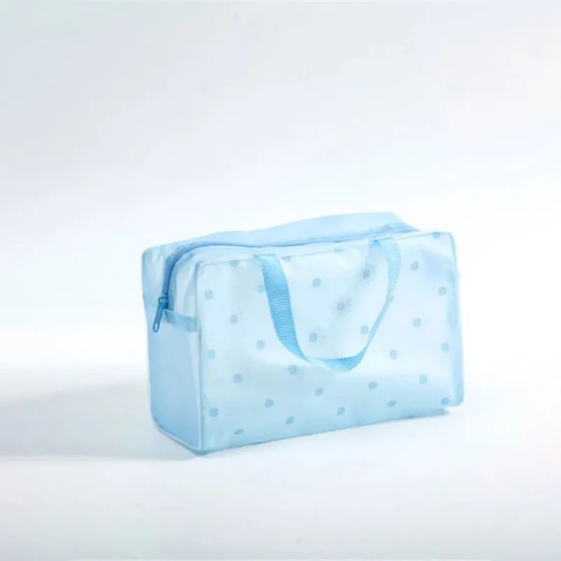 Women's Transparent Waterproof Cosmetic and Toiletry Bags