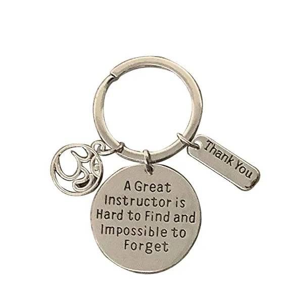 Yoga Instructor Keychain