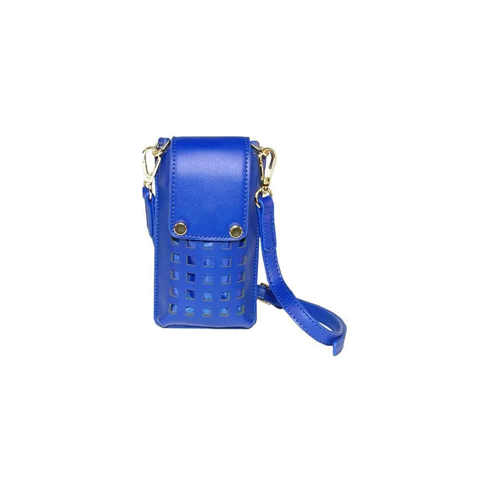 Zadie Phone Crossbody  Blue